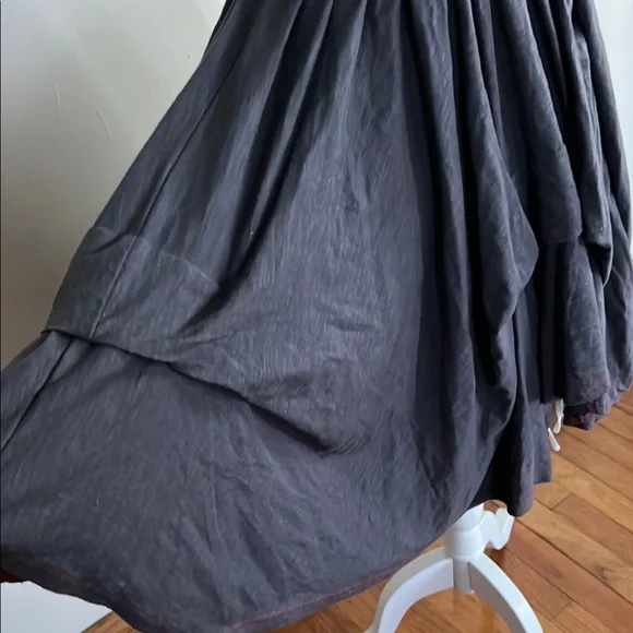 Buffalo David Bitton Gray Asymmetrical Wrap Sundress - Picture 10 of 15